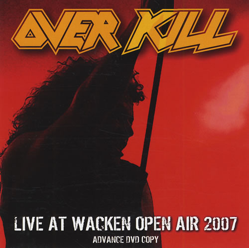 Overkill Live At Wacken Open Air 2007 US Promo promo DVD-R